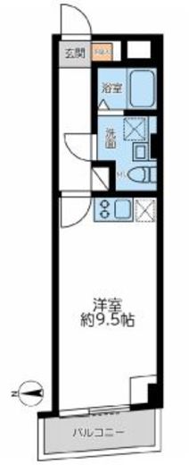 グランカーサ馬込Ⅰ　403号室　間取り