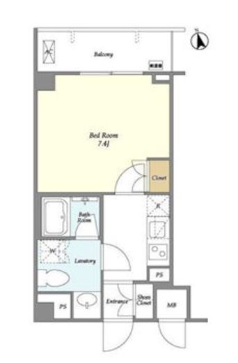 サンハイム雪が谷大塚　111号室　間取り