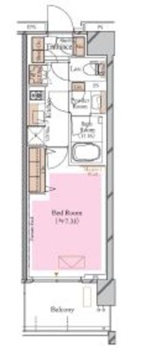 ブランシエスタ糀谷　211号室　間取り