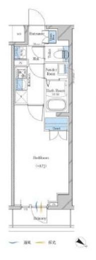 ガリシア下丸子リバーサイド　103号室　間取り