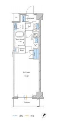 ガリシア下丸子リバーサイド　216号室　間取り