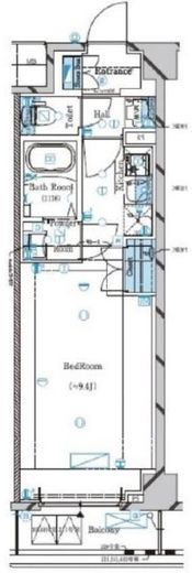 ガリシア下丸子リバーサイド　315号室　間取り