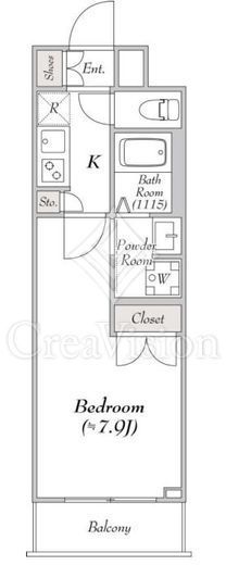 ミリアレジデンス馬込　209号室　間取り