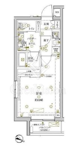 クレイシアIDZ学芸大学　303号室　間取り