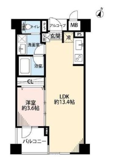 ダイナシティ三宿　212号室　間取り
