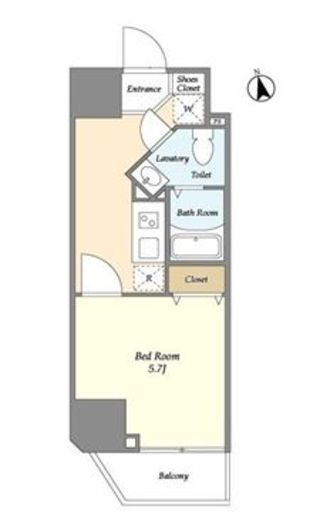 グランカーサ大森海岸　1101号室　間取り