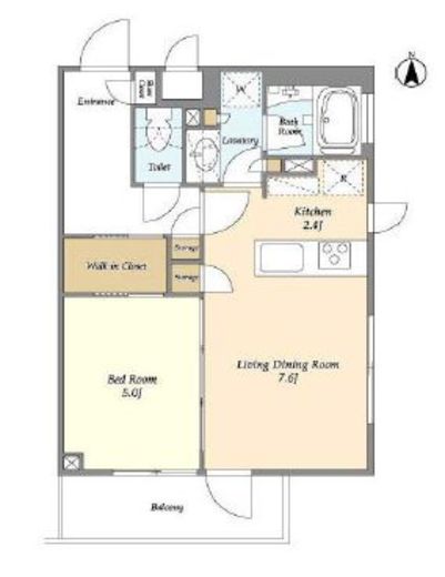 ラティエラ大森西　506号室　間取り