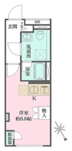 Fika大井町　402号室　間取り
