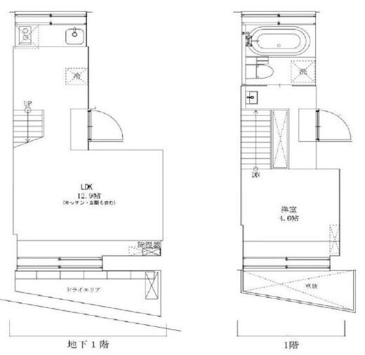 RBM目黒レジデンス　103号室　間取り