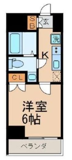 グランパセオ目黒　603号室　間取り