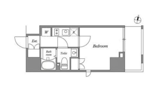 グランパセオ目黒　803号室　間取り