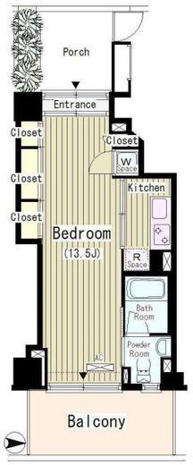 ROKA TERRAZZA （ロカテラーザ）　2309号室　間取り