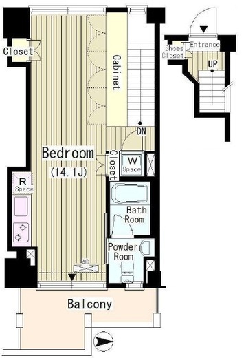 ROKA TERRAZZA （ロカテラーザ）　3310号室　間取り