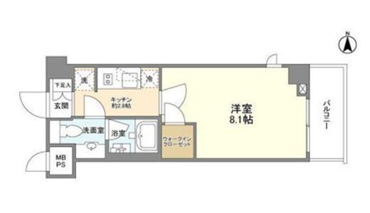 シェノン三軒茶屋　201号室　間取り