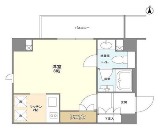 シェノン三軒茶屋　205号室　間取り