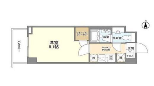 シェノン三軒茶屋　506号室　間取り