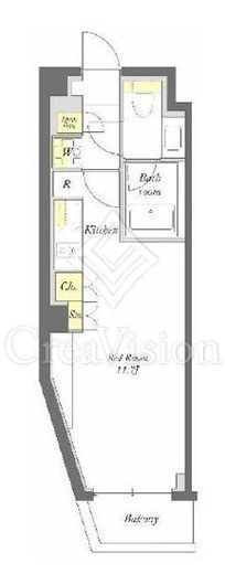 プライムメゾン下北沢　211号室　間取り