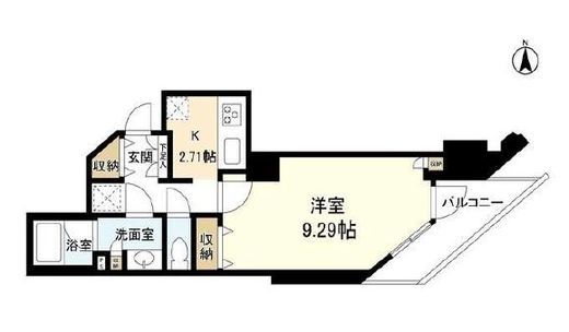 スタイリオ旗の台2　202号室　間取り