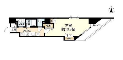 スタイリオ旗の台2　601号室　間取り