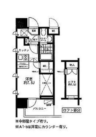 レジディア大森東　210号室　間取り