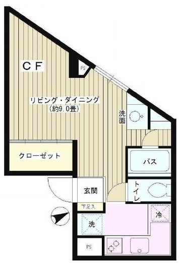 JOYCE山王　203号室　間取り