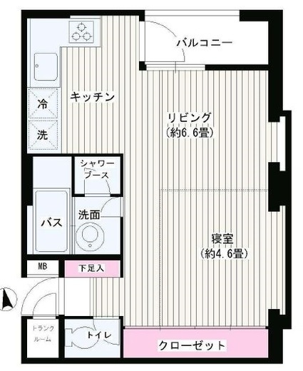 JOYCE山王　601号室　間取り