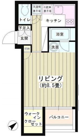 JOYCE山王　DE-402号室　間取り