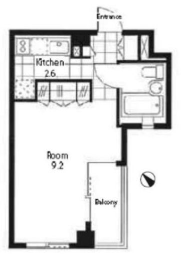 レジディア南雪谷　312号室　間取り