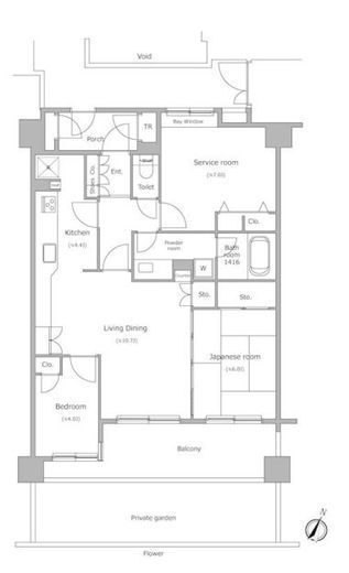 シーアイマンション池上　106号室　間取り