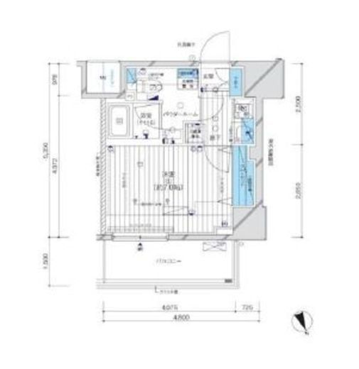 メインステージ目黒3　902号室　間取り