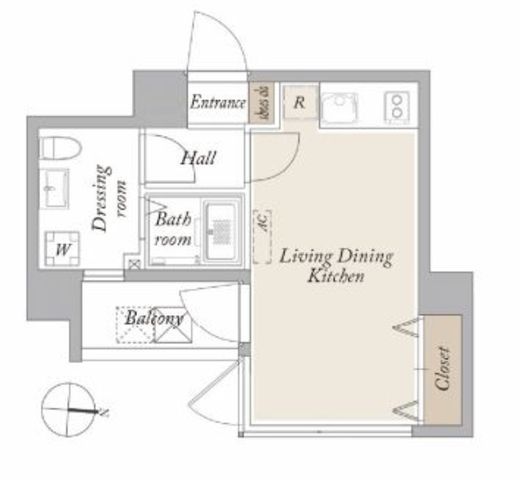 グランカーサ馬込2　303号室　間取り