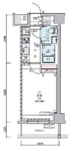 ジェノヴィア蒲田3スカイガーデン　304号室　間取り