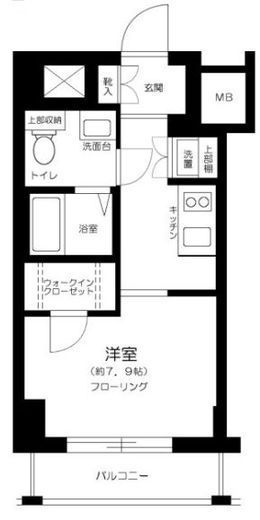 アーバイル三軒茶屋　602号室　間取り
