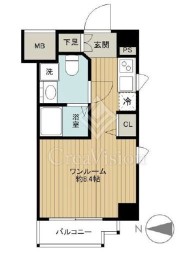 アーバイル三軒茶屋　1101号室　間取り