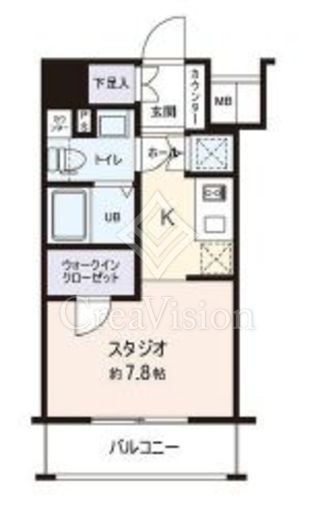 アーバイル三軒茶屋　804号室　間取り