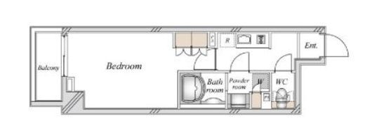 リテラス馬込　211号室　間取り