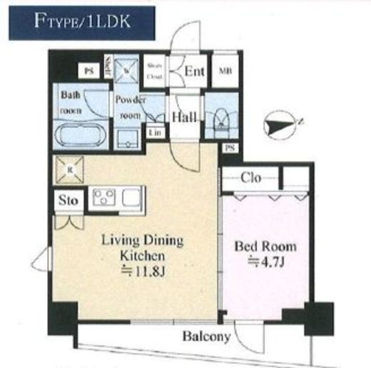 リテラス馬込　301号室　間取り