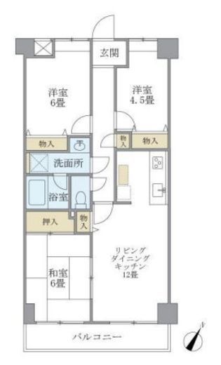 KDXレジデンス田園調布　102号室　間取り