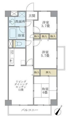 KDXレジデンス田園調布　301号室　間取り