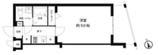 レオーネ馬込　213号室　間取り