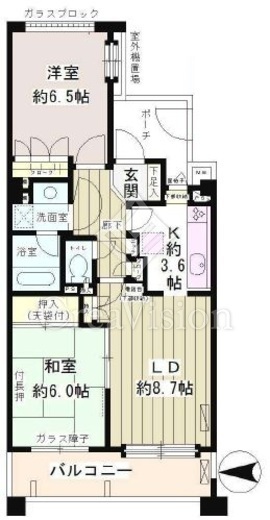 大森パーク・ホームズ　ベイサイドコート　303号室　間取り
