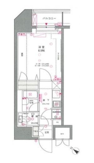 東京蒲田スクエアタワー　201号室　間取り