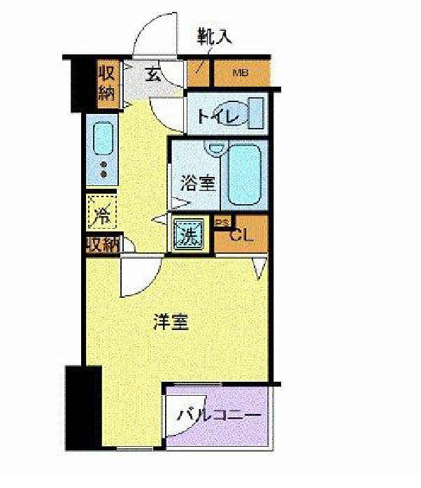 フォレシティ六本木　207号室　間取り