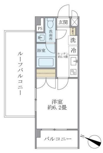コスモリード西馬込レジデンス　301号室　間取り