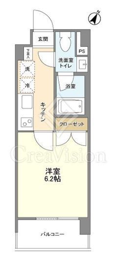 コスモリード西馬込レジデンス　311号室　間取り