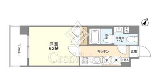 コスモリード西馬込レジデンス　204号室　間取り