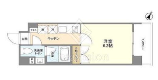 コスモリード西馬込レジデンス　512号室　間取り
