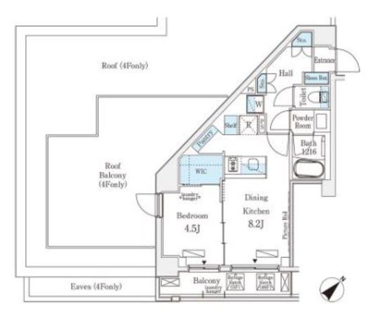 エトワール駒沢大学　505号室　間取り