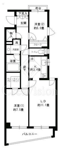 MH下馬　203号室　間取り