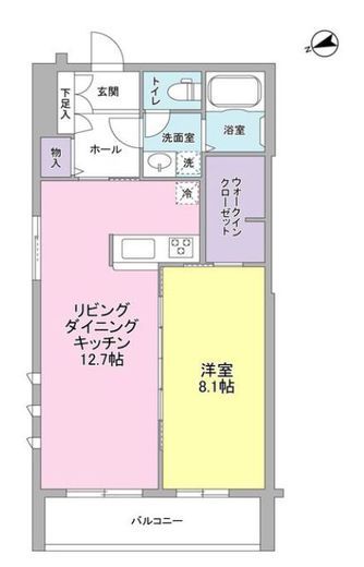 プレジオ桜丘　303号室　間取り